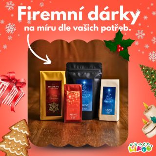 🎁☕ Když chcete poděkovat stylově. Firemní dárky na míru, které zahřejí nejen u srdce, ale i v šálku. Káva, čaj, med nebo...