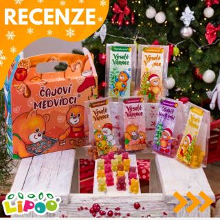 🎄 Čajoví Medvídci od Lipoo — sladký dárek, který zahřeje i potěší. Veselé Vánoce, Šťastný Nový rok a medvídci plní radosti...