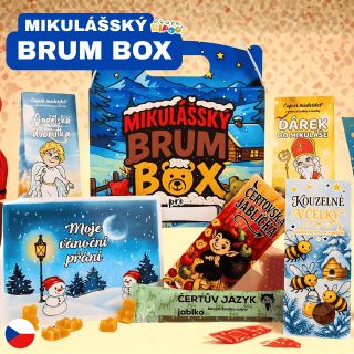 🎁 Mikulášský Brum Box – kouzelná nadílka pro malé mlsouny! Medvědí dobroty, čertovské překvapení i andělská pohlazení v...