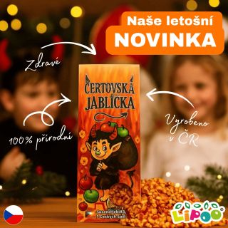 🔥 Čertovská jablíčka – zdravá novinka z českých sadů! 100% přírodní, sušená s láskou a připravená na pekelně dobrou...