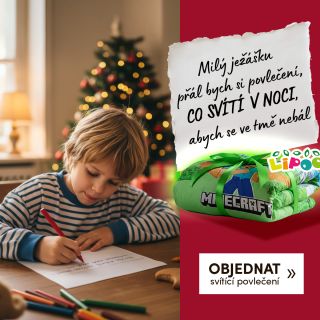 🎄 „Milý Ježíšku, přál bych si povlečení, co svítí v noci…“ Protože i malý hrdina se chce ve tmě cítit v bezpečí 💚...