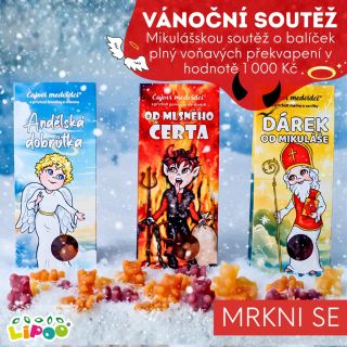 🎁 VÁNOČNÍ SOUTĚŽ JE TU! 🎄 Vyhraj obří Mikulášský balíček od LIPOO plný radosti, chutí a fantazie v hodnotě 1000 Kč! 💫...