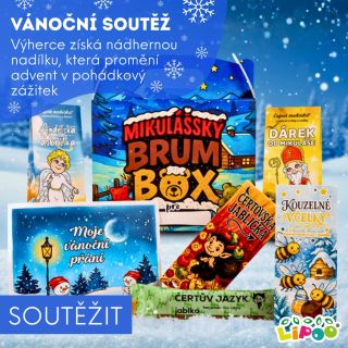 🎄✨ VÁNOČNÍ SOUTĚŽ S LIPOO! Vyhraj nádhernou nadílku, která promění advent v pohádkový zážitek! 📚🎁 Čekají na tebe kouzelné...