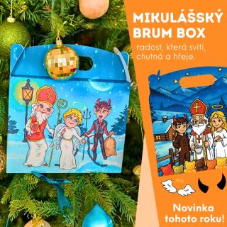 🎁 MIKULÁŠSKÝ BRUM BOX je tady! Radost, která svítí, chutná a hřeje. Uvnitř najdeš kouzelnou kombinaci dobrot, tradice a...