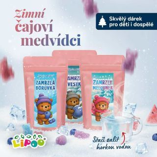 🧸❄️ Zima chutná jinak s medvídky! Zalij, sleduj, ochutnej… a zamiluj se do čajových medvídků! 💙 Borůvka, švestka nebo...