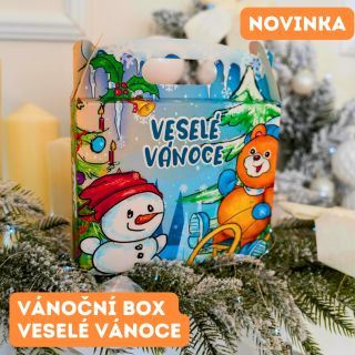 🎁 NOVINKA od Lipoo! Vánoční box VESELÉ VÁNOCE — plný radosti, barev ⛄️ Sněhulák, medvěd na saních a zimní pohoda v každém...