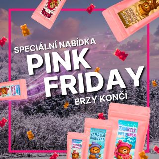 🎀 Pink Friday je tady — ale BRZY KONČÍ! Zamrzlé dobroty, roztomilý design a chuť, která tě dostane. 💗 Ulov si limitovanou...