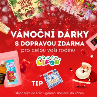 🎁 Vánoční Dárky s Dopravou Zdarma! 🎄 Udělejte radost celé rodině! S Lipoo máte letos o vánoční dárky postaráno, a navíc je...