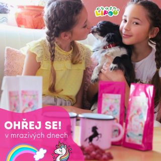 🦄 Kouzelné chvíle s jednorožci a pejsky Zahřejte se i v těch nejmrazivějších dnech! ❄️✨ Naše růžové plecháčky s jednorožci...